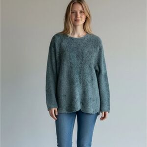 🌹Norton McNaughton Green Shimmering Sweater sz L